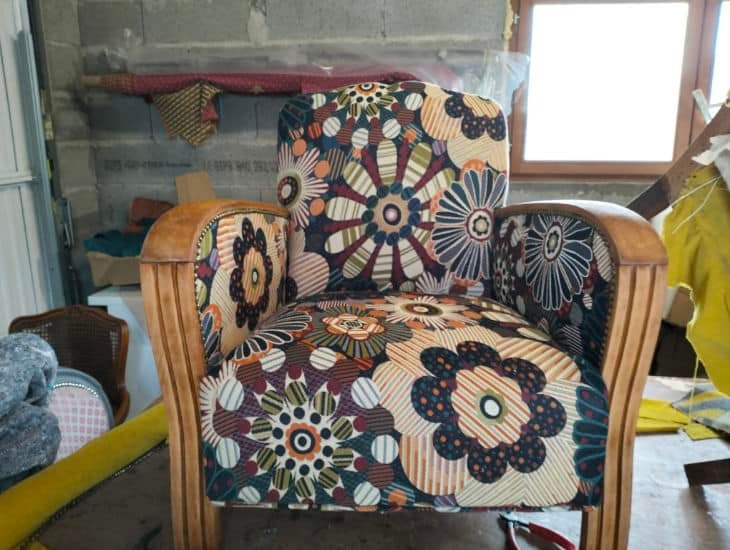 Réfection et recouverture de fauteuils et chaises